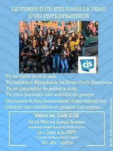 Coopérative Jeunesse des Services CJS à la MPT de Monplaisir.