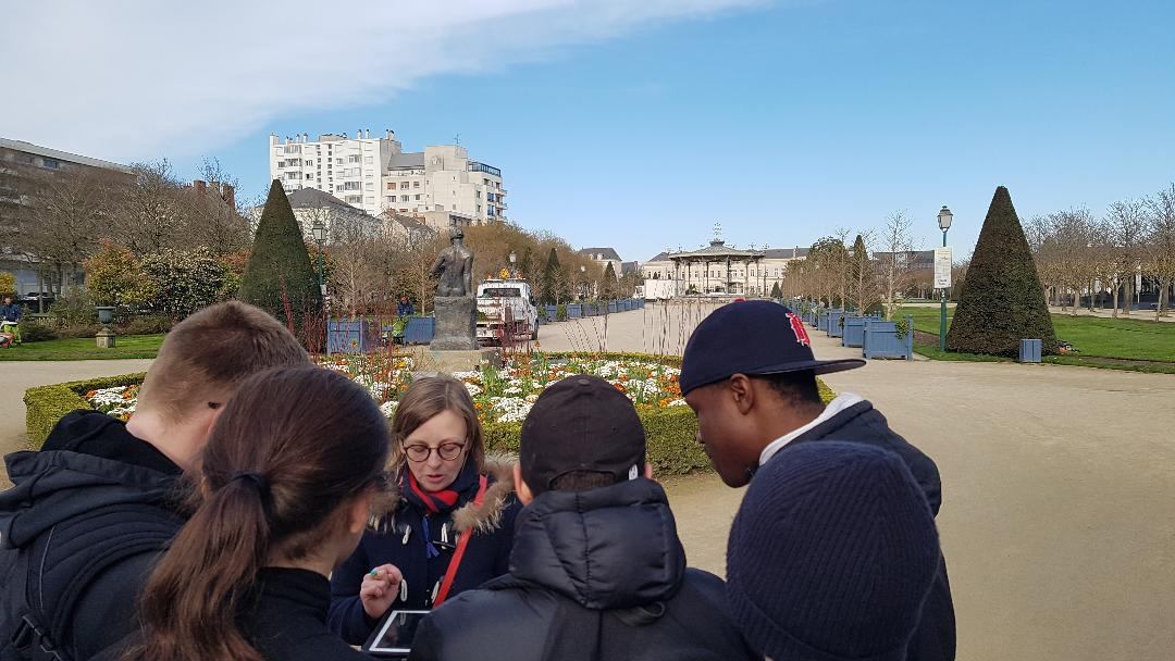 Visite des jardins d’Angers pour les 2ème année de CAP